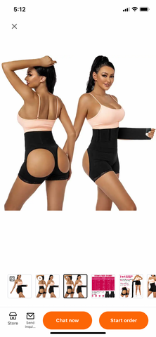 waist wrap w/ butt & hip shaper