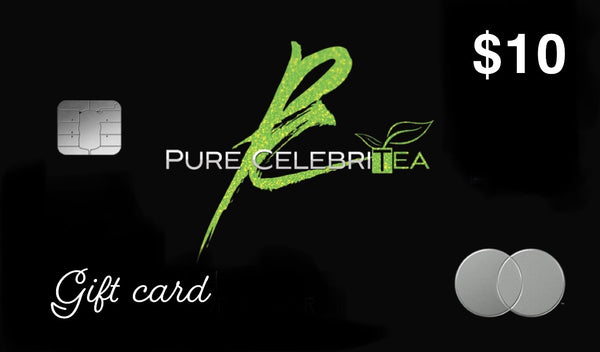 Purecelebritea Gift Card available for $10, $25, $50, or $100